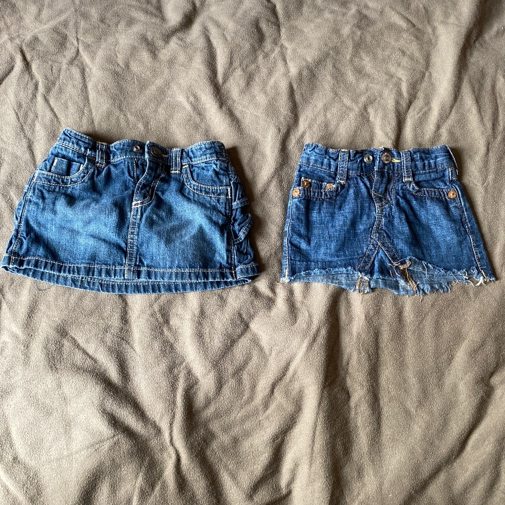 Blue Jean skirts